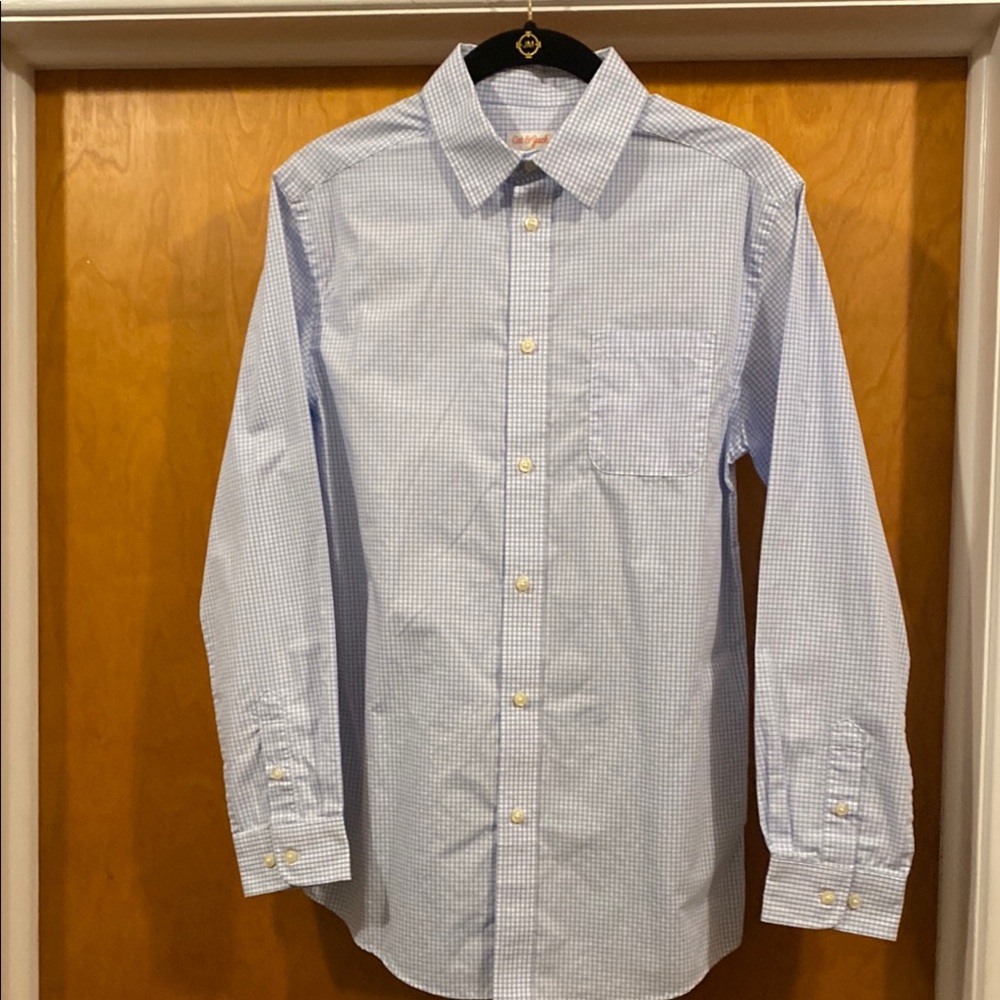 Men's Blue Checkered Shirt